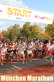 München Marathon am 10.10.2010. Zusätzlich mit einer attraktiven 10-Kilometer-Strecke (Foto: Martin Schmitz)